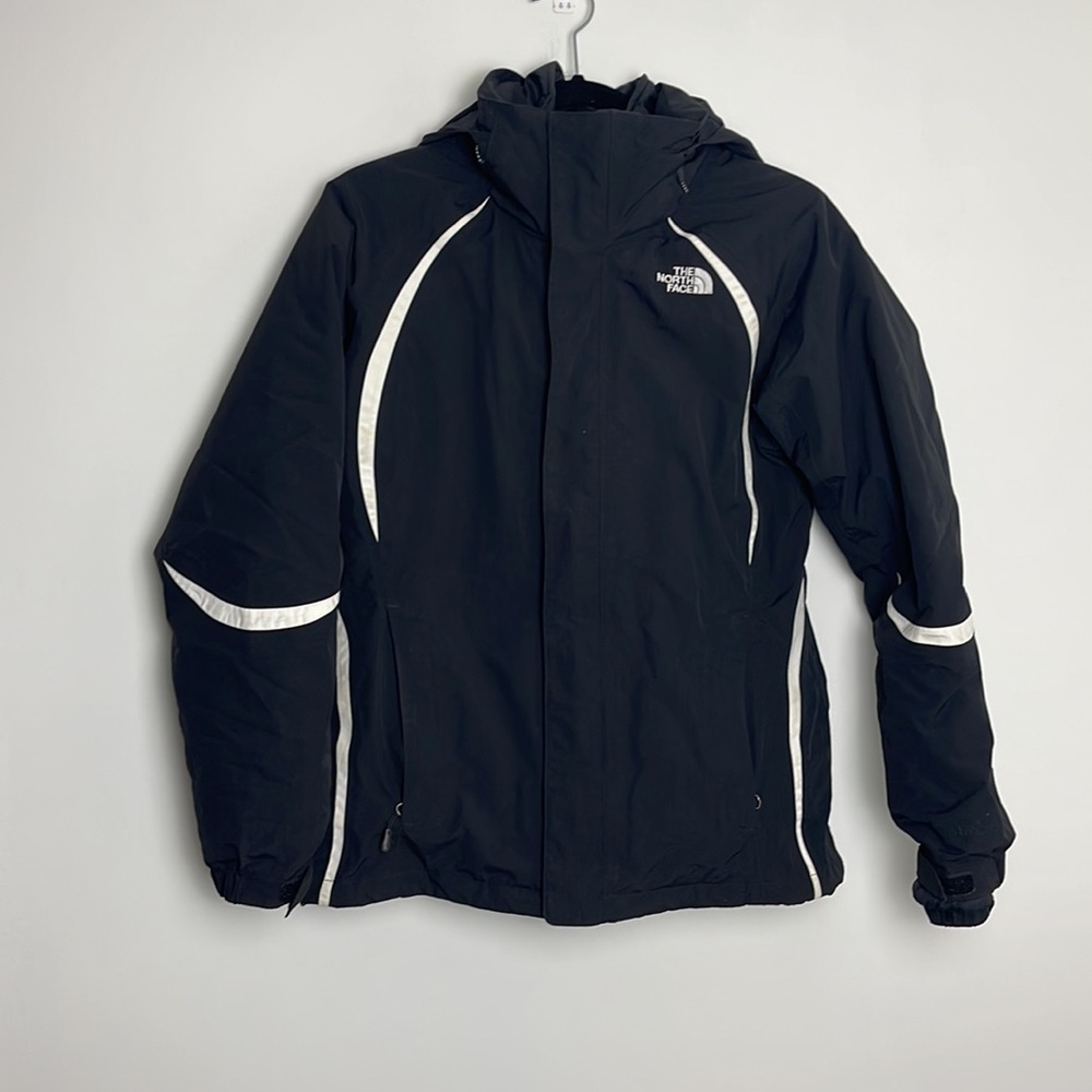 The North Face Two Layer Shell Jacket Black And W… - image 1